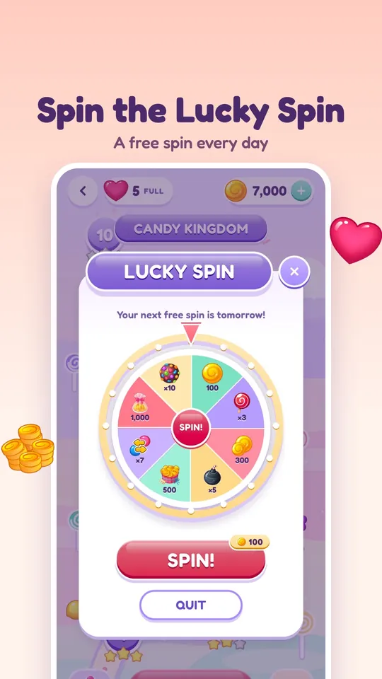 Lucky Spin prize wheel